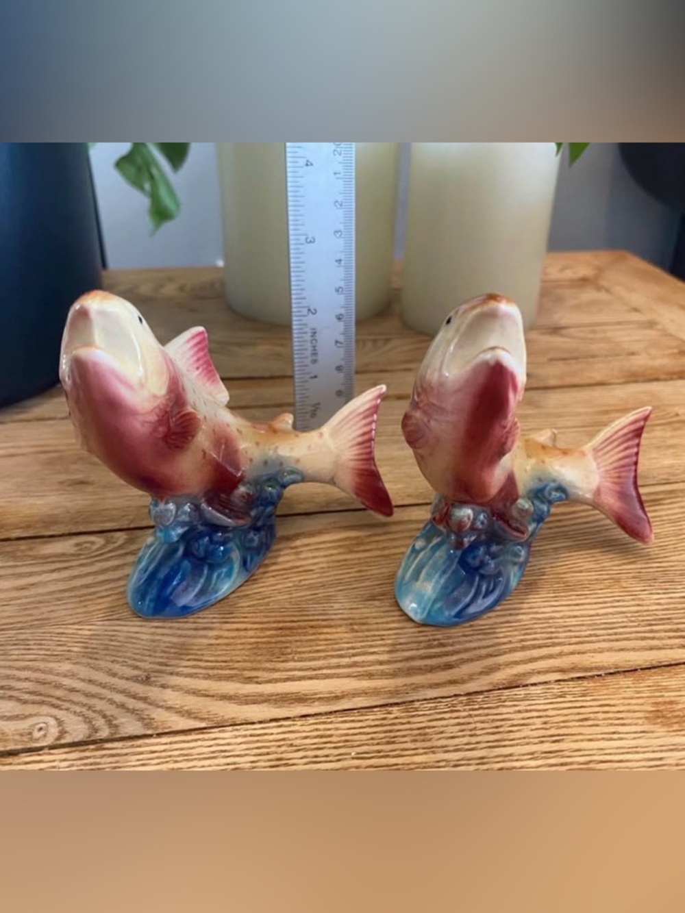 Vintage Fish Salt and Pepper shakers from Japan